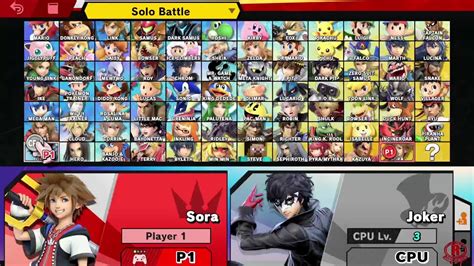 Super Smash Bros Ultimate All Characters And Colors Dlc Sora