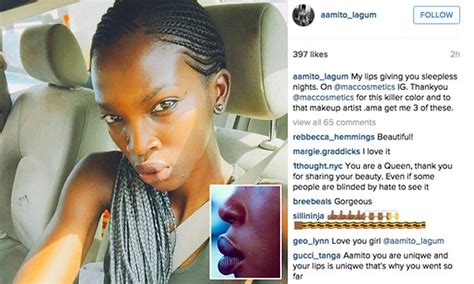 Ugandan Model Targeted By Racist Trolls Over An Instagram Photo Daily Mail Online