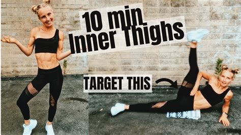 Inner Thigh 10 Minute Workout No Equipment At Home Lose Thigh Fat Get