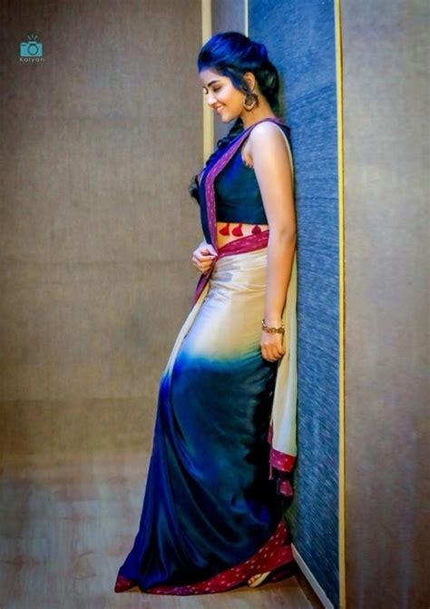 Telugu Actress Anupama Parameswaran New Photos In Saree Cinehub
