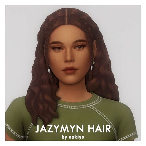 Oakiyo Jazmyn Hair The Sims 4 Create A Sim Curseforge