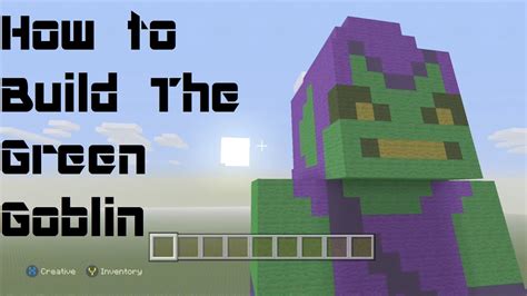 Minecraft How To Build The Green Goblin Youtube