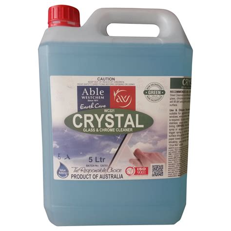 Crystal Glass And Chrome Cleaner 5l Packaging R Us