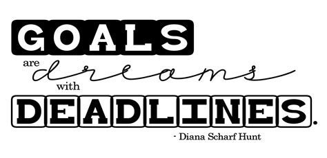 Goals Are Dreams With Deadlines Word Art Freebie