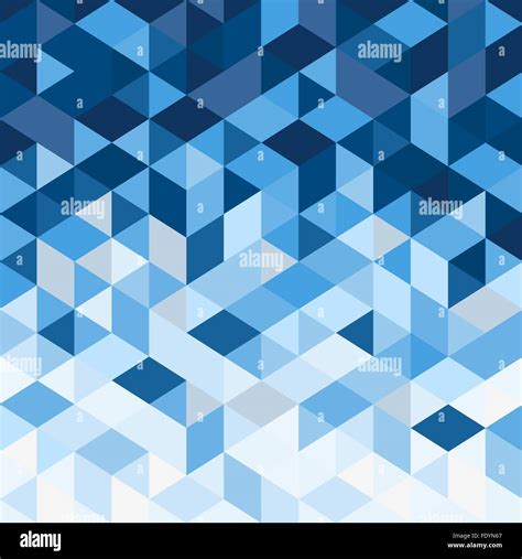 Blue Abstract Polygonal Background Vector Geometric Design With Stock