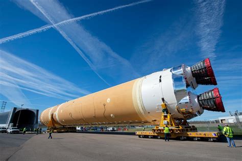 Largest Rocket Since Apollo Rolls Out