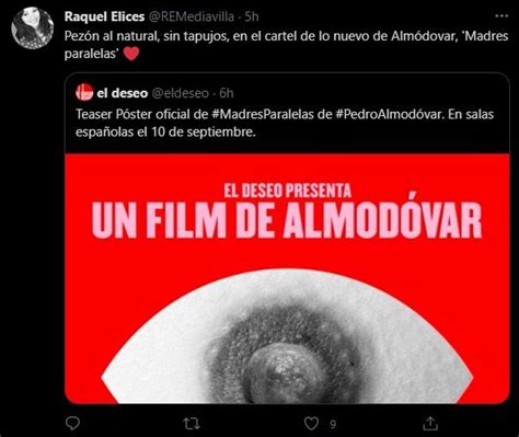 almodóvar revoluciona las redes con el cartel de su nueva película que no gusta a instagram