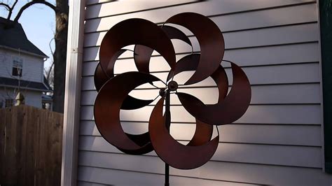 Costco Metal Wind Spinner Kinetic Garden Sculpture Youtube