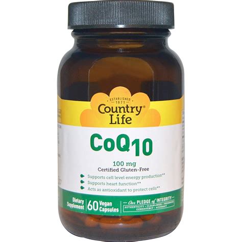 Country Life Coq10 100 Mg 60 Vegan Caps By Iherb