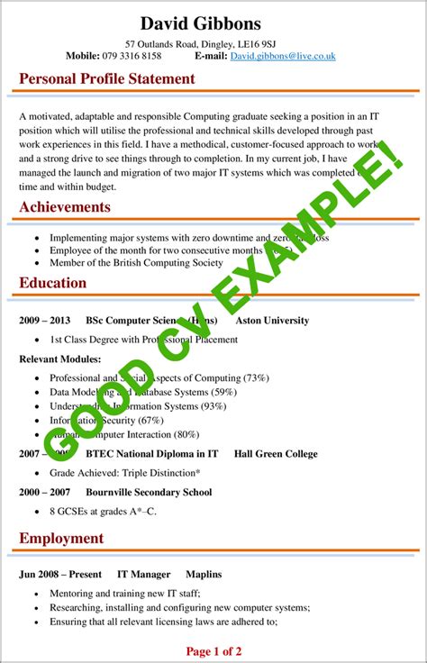 When it comes to your work experience, ensure your cv structure starts with your current or most recent job, and then list your previous jobs chronologically descending. Best Cv Samples In Kenya Pdf - BEST RESUME EXAMPLES