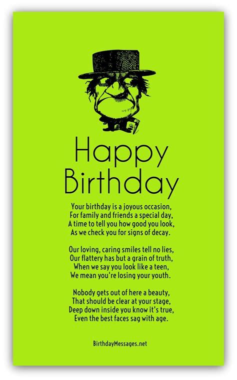 21st birthday quotes, 30th, 40th and 50th. Image result for friend 40th birthday funny poems for a man | Funny birthday poems, Birthday ...