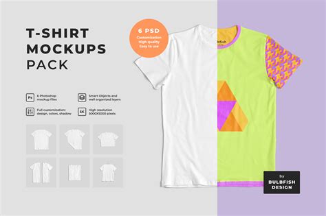 Customizable T Shirt Mockups Pack