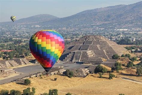 Hot Air Balloon Ride Over Teotihuacan Mexico City Compare Price 2023