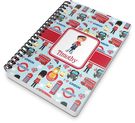 London Spiral Notebook Personalized Youcustomizeit
