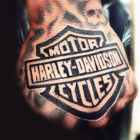 90 Harley Davidson Tattoos For Men Manly Motorcycle Designs