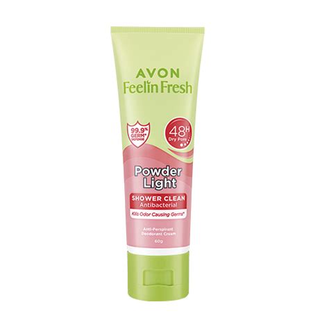 Avon Product Detail Feelin Fresh Quelch Antibacterial Powder Light