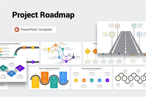Project Roadmap Powerpoint Template Nulivo Market