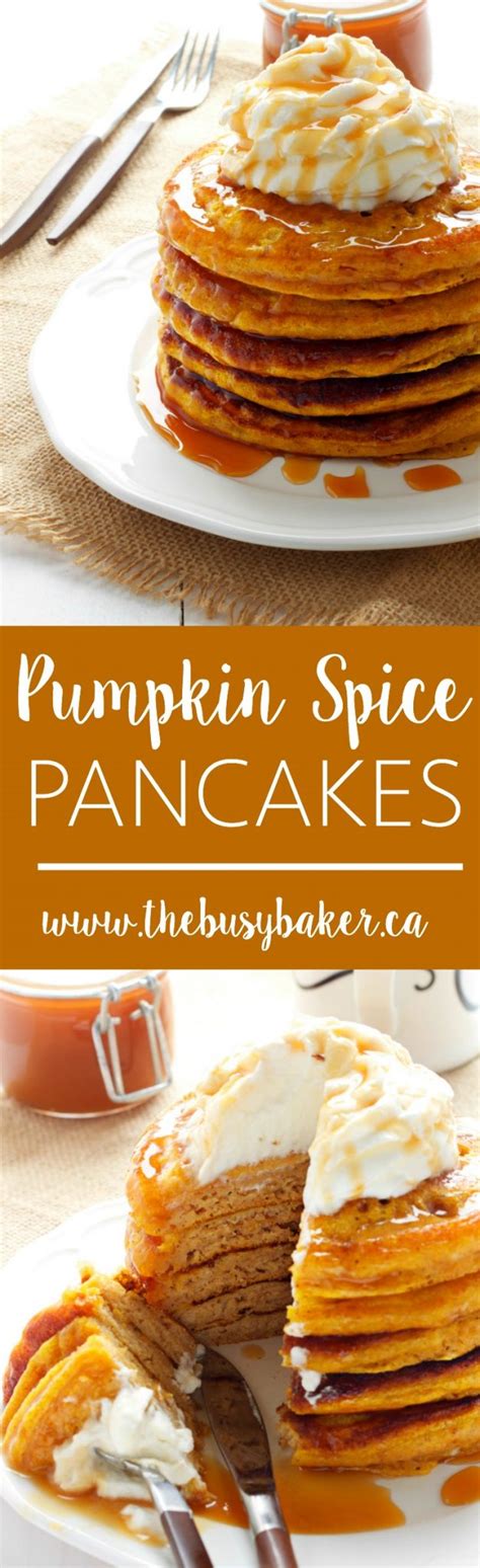 Pumpkin Spice Pancakes The Busy Baker