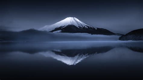 2560x1440 Resolution Mount Fuji Reflection 1440p Resolution Wallpaper