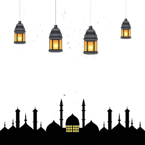 Ramadan Kareem Lamps Png Image Eid El Kabir 2018 Clipart Full Size