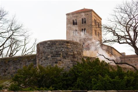 Tower At Former Monastery Fort Tryon Park Upper Manhattan New York
