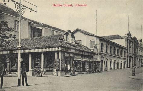Bendav Postcards Ceylon Colombo Baillie Street Shops 1910s Postcard