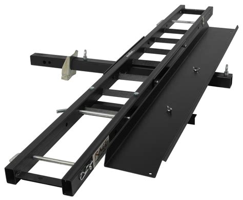 Motorcycle hitch carriers have a number of safety options including a front or rear wheel stop, an anti tilt locking device, straps, and. Rage PowerSport Steel Motorcycle Carrier for 2" Hitch ...