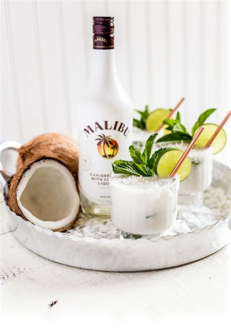 Malibu coconut water pina colada. This Coconut Mojito MALIBU® Rum Cocktail is the ultimate ...