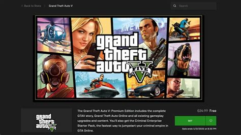 Gta 5 Available For Free On Epic Games Store How To