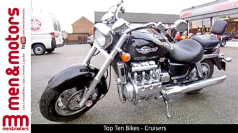 Go for a quick ride or join a racing tournament. Top Ten Bikes - Cruisers - YouTube
