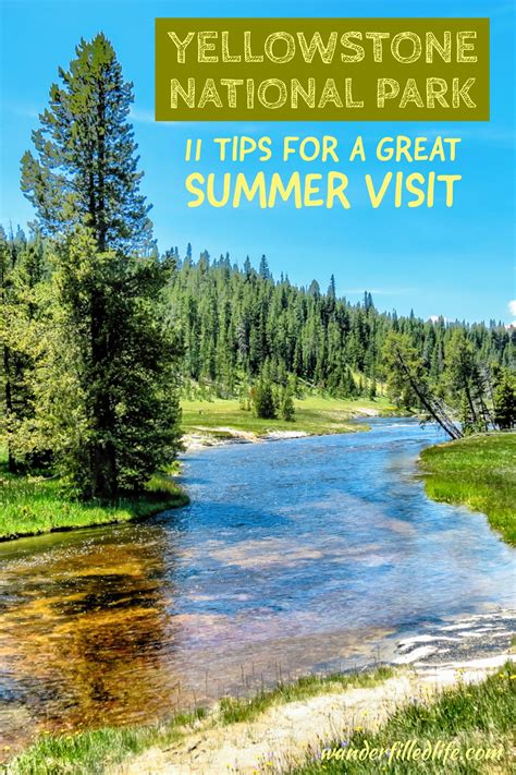 11 Tips For Visiting Yellowstone National Park Our Wander Filled Life Yellowstone National