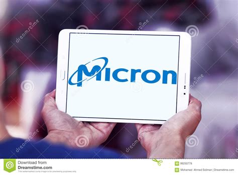 Micron Technology Logo Editorial Stock Photo Image Of Icon 99250778
