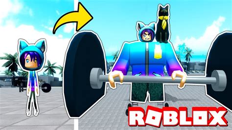 Becoming The Strongest Player In Roblox Roblox Weight Lifting