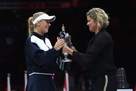 Caroline Wozniacki Kim Clijsters Photos Bnp Paribas Wta Finals