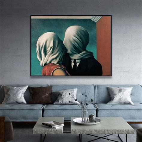 The Lovers Ii By René Magritte Canvas Giclée Print Pigment Pool