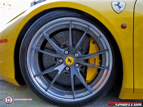 Yellow Ferrari 458 Italia By Wheels Boutique On Hre S104 Wheels Gtspirit