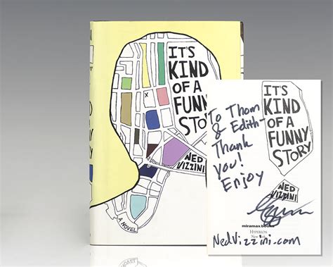 Its Kind Of A Funny Story Ned Vizzini First Edition Signed