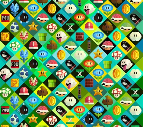 Collage De Mario Acuñar Guays Luigyh Nintendo Pow Estrellas