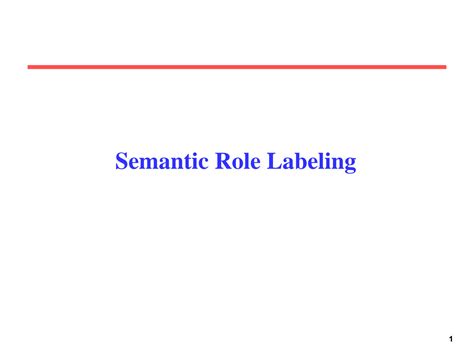 Solution Semantic Role Labeling Studypool