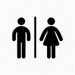 Icon Female Restroom Male Toilet Symbol Icons