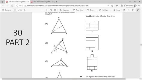 Technical Drawing Cxc Past Papers Multiple Choice Indaamerica