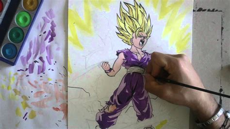 How To Draw Gohan Ss2 Full Body At How To Draw
