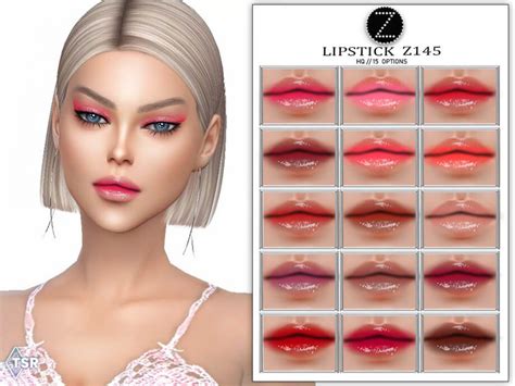 Sims 4 Lipstick Z145 By Zenx The Sims Book