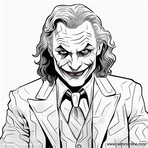 Dibujo 21 De Joker Para Colorear