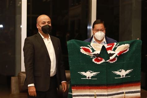 Luis Arce Presidente De Bolivia Llegó A México Para Encuentro Con López Obrador Infobae