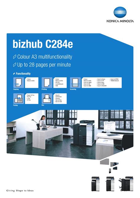 Konica minolta bizhub c284e driver. Printer Konica Minolta Bizhub C284E Driver صهى 10 : Https Printego De Mediafiles Pdf Kopierer ...