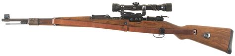 Late World War Ii German Sauer And Sons K98 Sniper Rifle With Custom Side