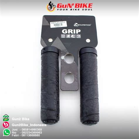 Jual Grip Ciclovation Advanced Trail Wrap Leather Touch Black Diamond