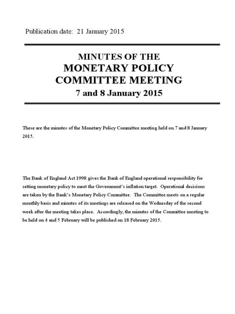 Committee Meeting Minutes Template - 7 Free Templates in ...