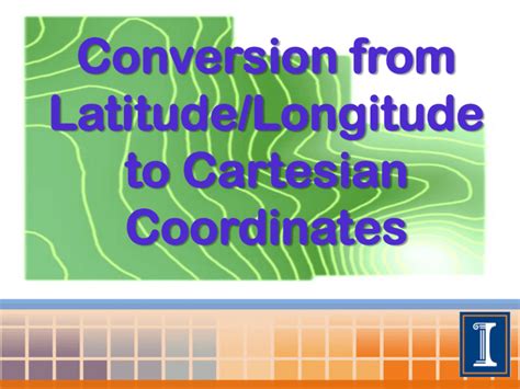 Conversion From Latitude Longitude To Cartesian Coordinates